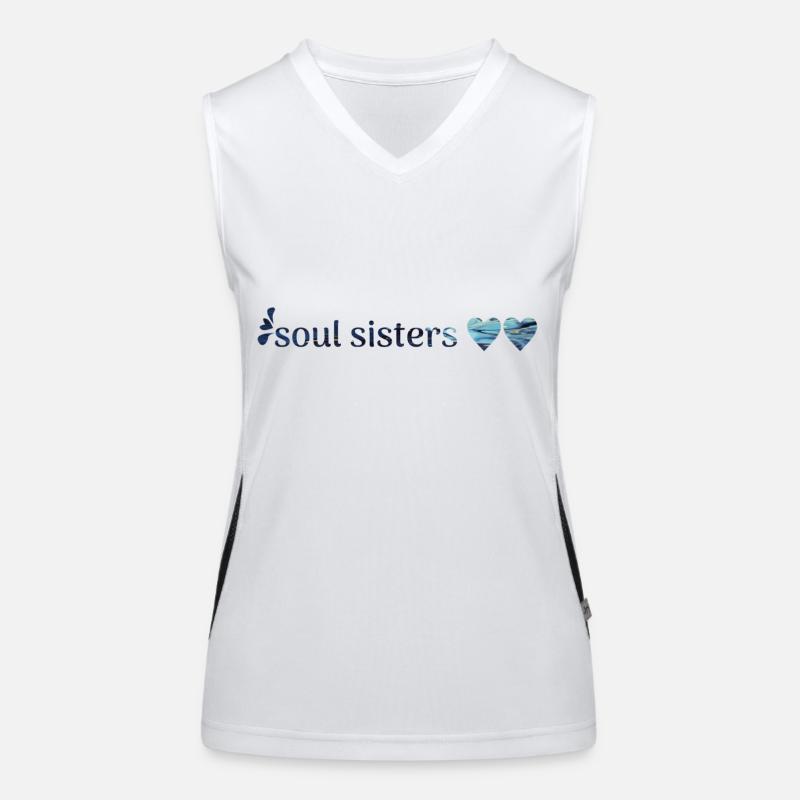 Freunde - âmes sœurs Débardeur respirant contrasté Femme