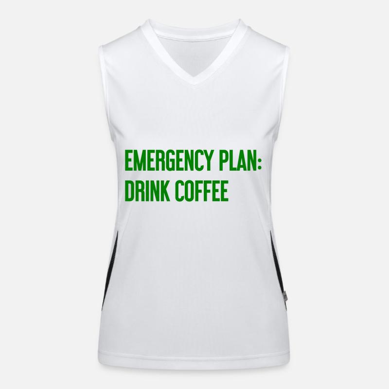Plan d’urgence pour le café Débardeur respirant contrasté Femme