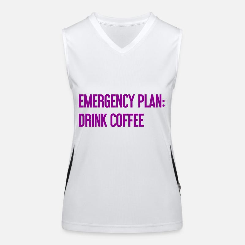 Plan d’urgence pour le café Débardeur respirant contrasté Femme