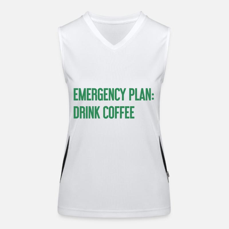 Coffee Contingency Plan Women's Functional Contrast Tank Top