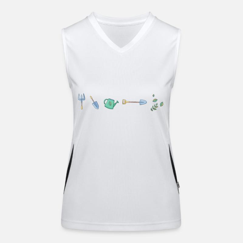 Garten Pflanzen Gartenarbeit Beet Funktionelles Kontrast-Tank Top für Frauen