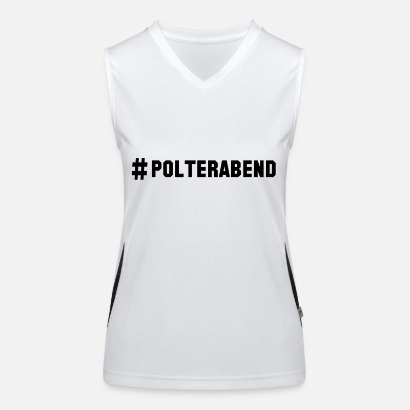 # polterabend Funktionelles Kontrast-Tank Top für Frauen
