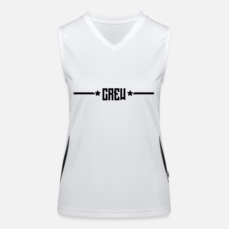 crew line Funktionelles Kontrast-Tank Top für Frauen