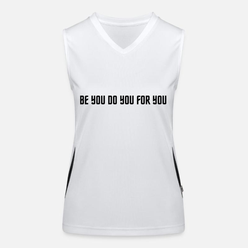 Soyez vous-même Débardeur respirant contrasté Femme