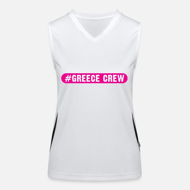 Greece Crew Funktionelles Kontrast-Tank Top für Frauen