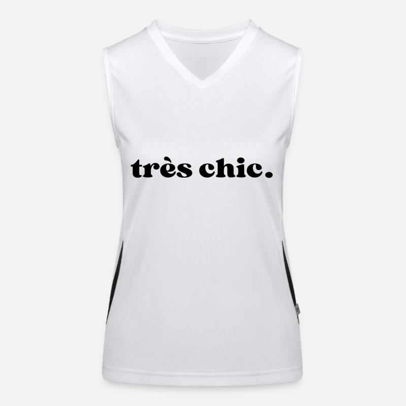 Très chic Débardeur respirant contrasté Femme