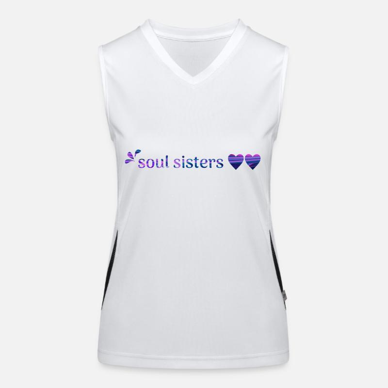 Freunde Funktionelles Kontrast-Tank Top für Frauen