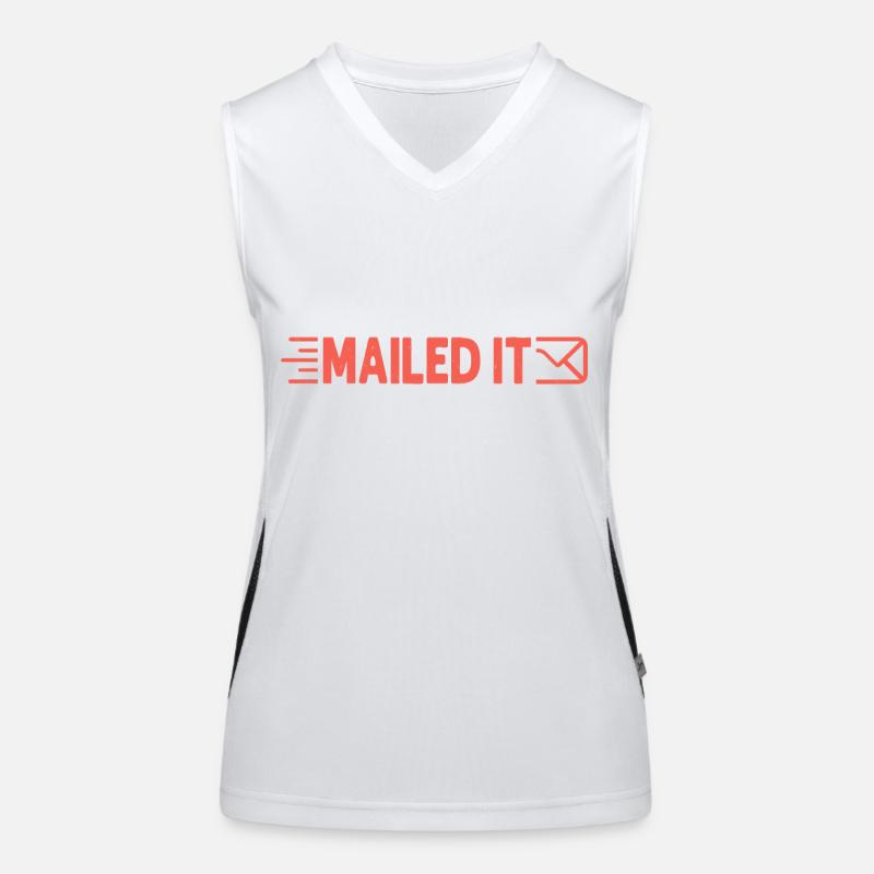 Mailed It Postal Worker Mailman Funktionelles Kontrast-Tank Top für Frauen