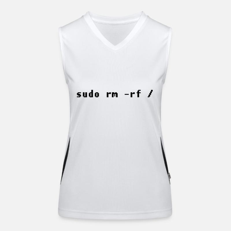 Lustiges Linux Admin Design Funktionelles Kontrast-Tank Top für Frauen