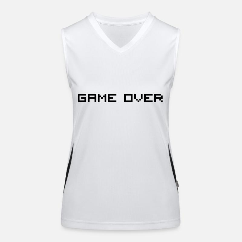 Game Over Débardeur respirant contrasté Femme