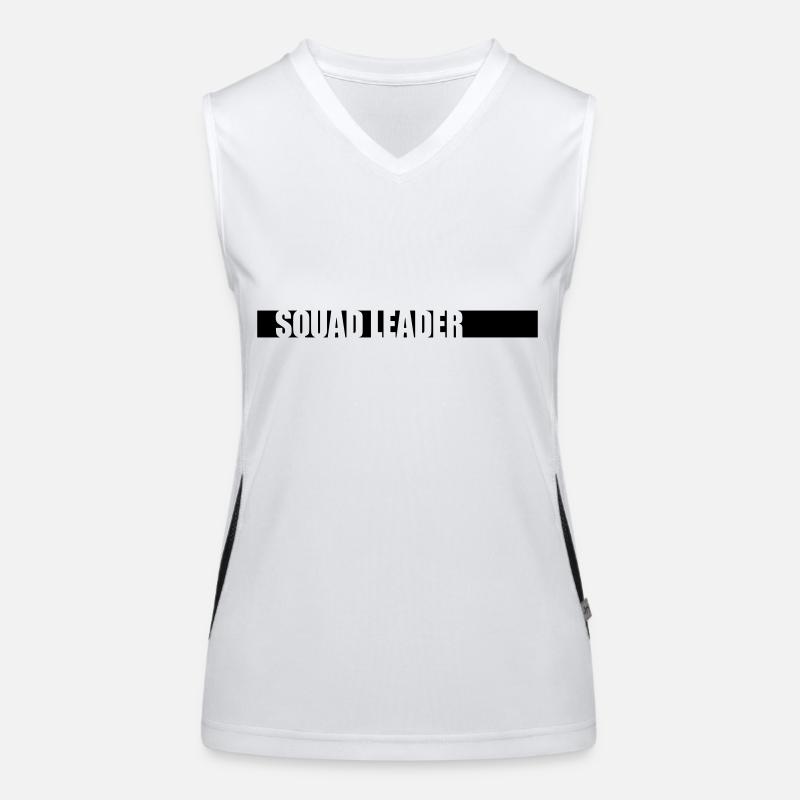 Équipe Leader Squad Strip Débardeur respirant contrasté Femme