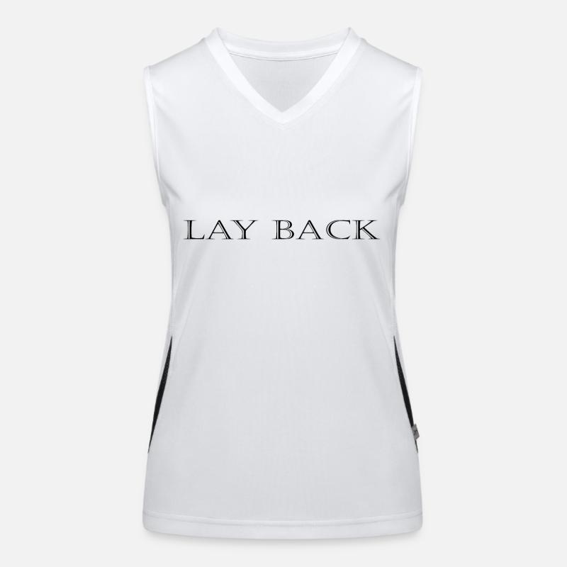 Lay Back Funktionelles Kontrast-Tank Top für Frauen