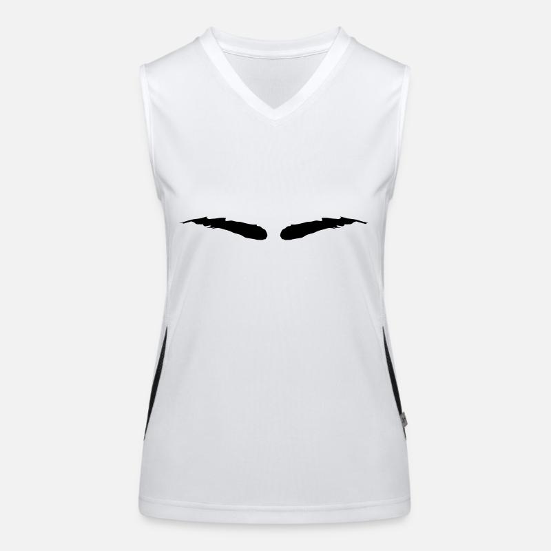augenbrauen Funktionelles Kontrast-Tank Top für Frauen