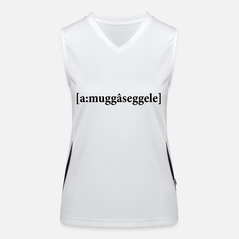 Muggaseggele Funktionelles Kontrast-Tank Top für Frauen