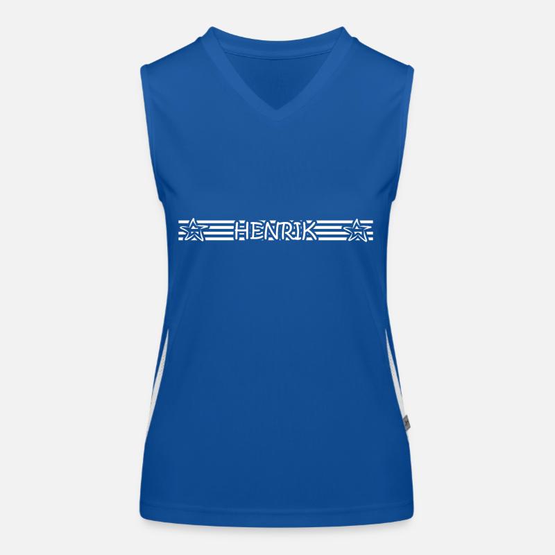 Henrik als Geburtstag Funktionelles Kontrast-Tank Top für Frauen