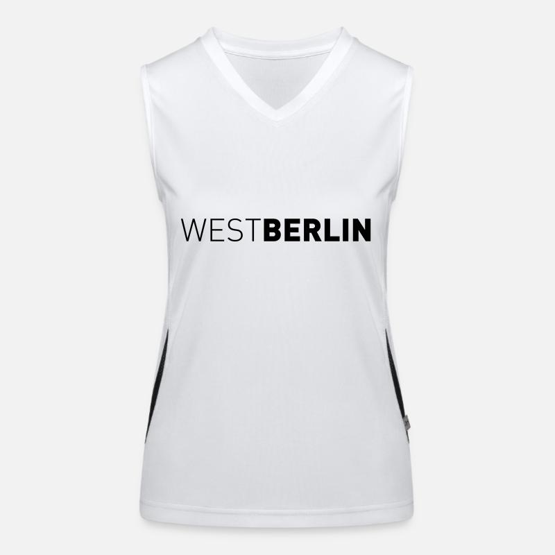 Westberlin Funktionelles Kontrast-Tank Top für Frauen