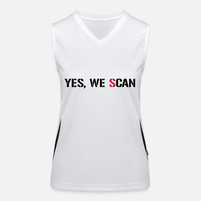 Yes, We Scan NSA PRISM Débardeur respirant contrasté Femme