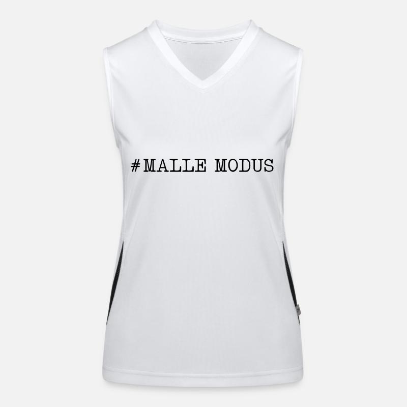 malle modus Funktionelles Kontrast-Tank Top für Frauen