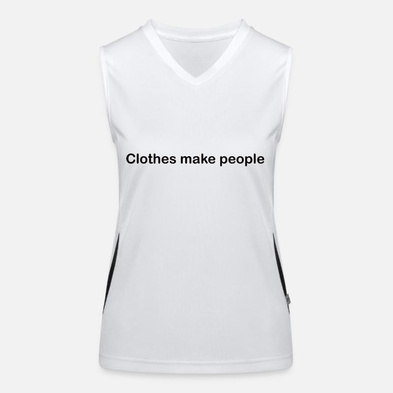 Kleider machen Leute Funktionelles Kontrast-Tank Top für Frauen