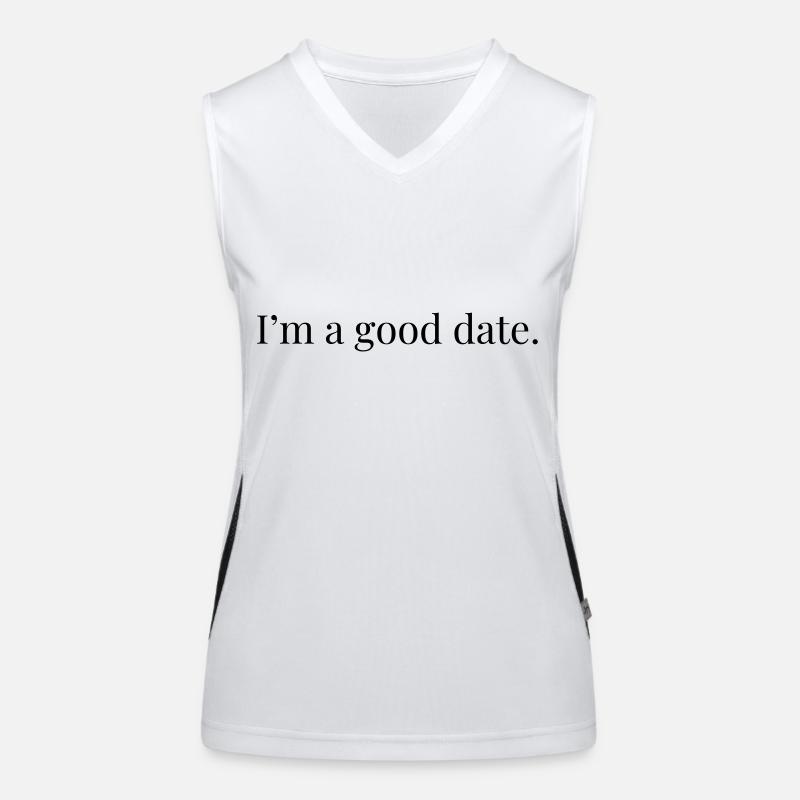 I'm A Good Date Women's Functional Contrast Tank Top