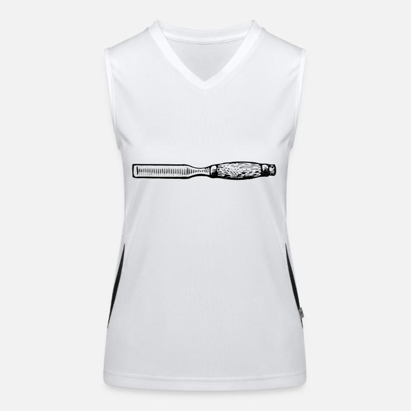 charpentier menuisier charpentier charpentier joiner11 Débardeur respirant contrasté Femme