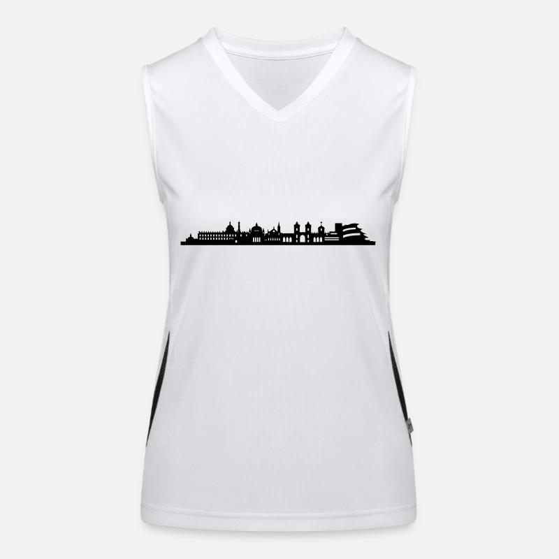 Skyline Potsdam longue Débardeur respirant contrasté Femme