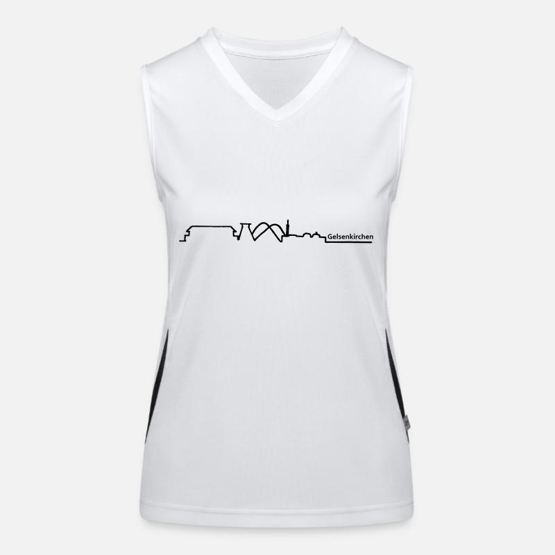 horizon gelsenkirchen Débardeur respirant contrasté Femme