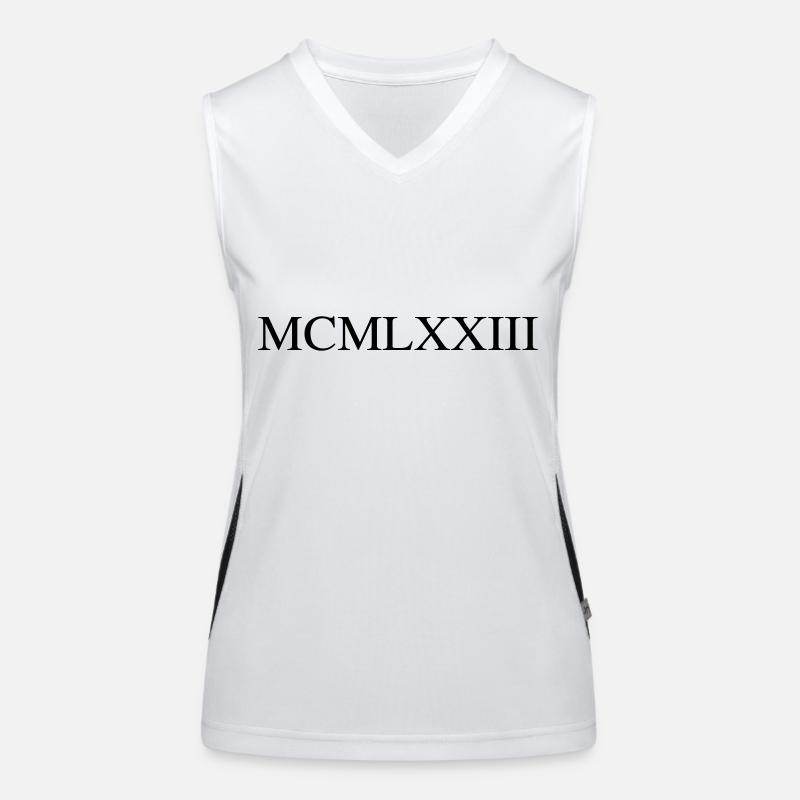 1973 Débardeur respirant contrasté Femme