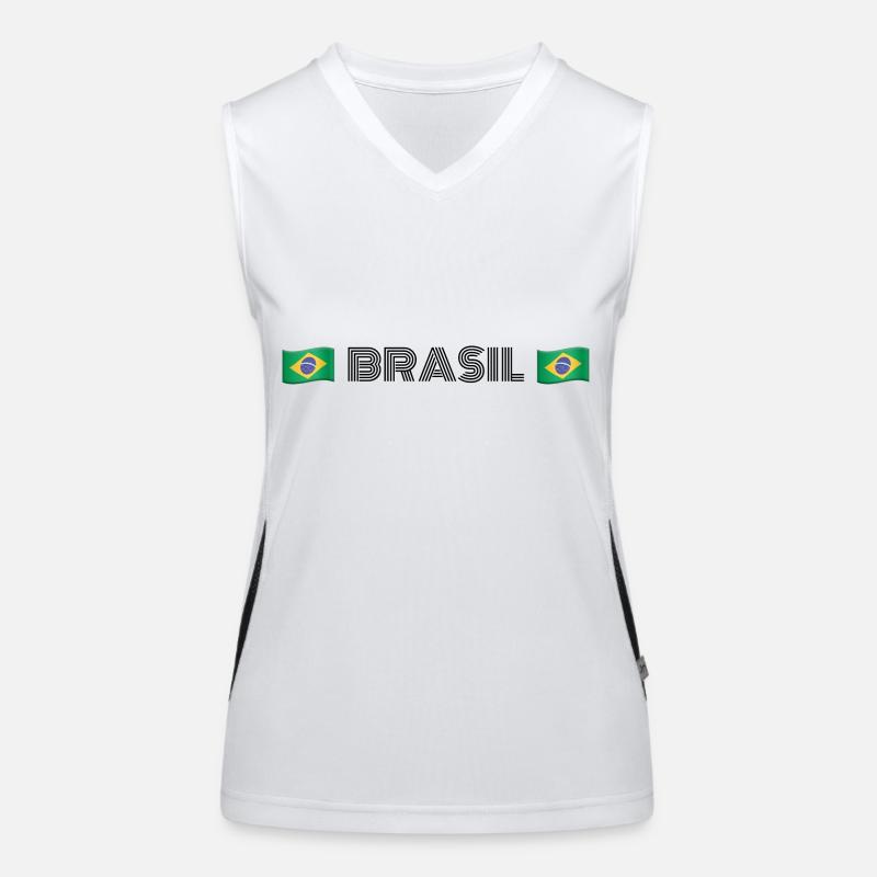 BRASIL Funktionelles Kontrast-Tank Top für Frauen