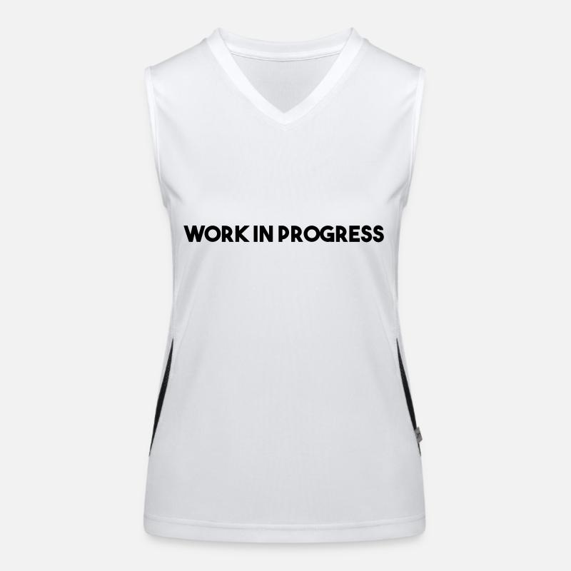 work in progress Women's Functional Contrast Tank Top