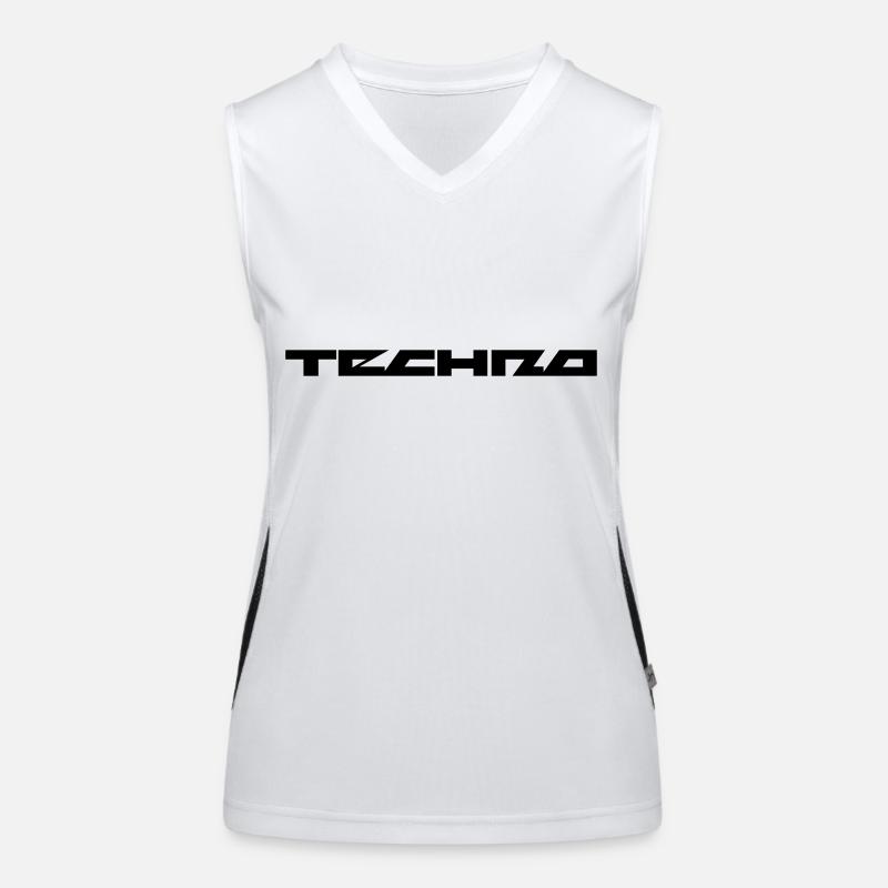 Techno Festival Débardeur respirant contrasté Femme