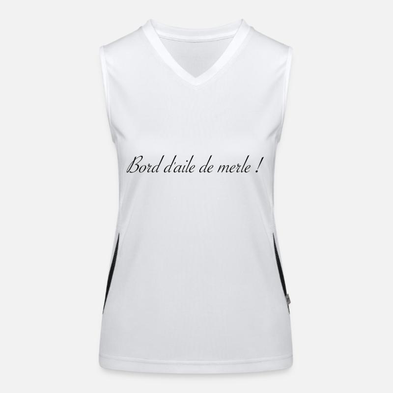 Contrepéterie Débardeur respirant contrasté Femme