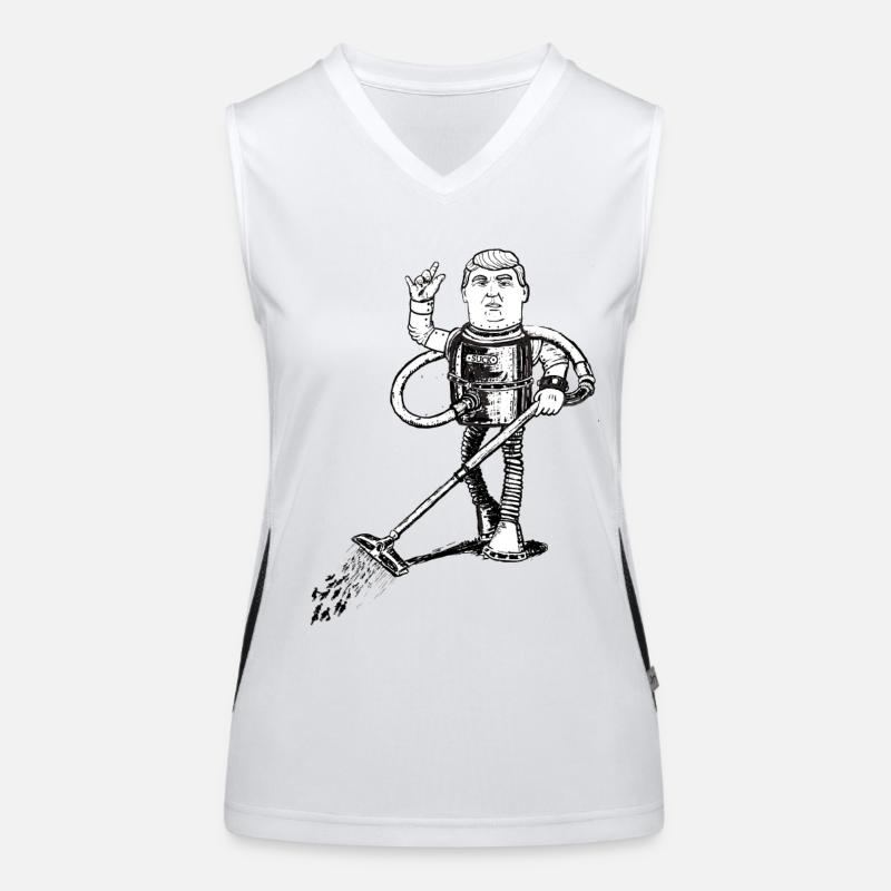 vacuum cleaner Women's Functional Contrast Tank Top