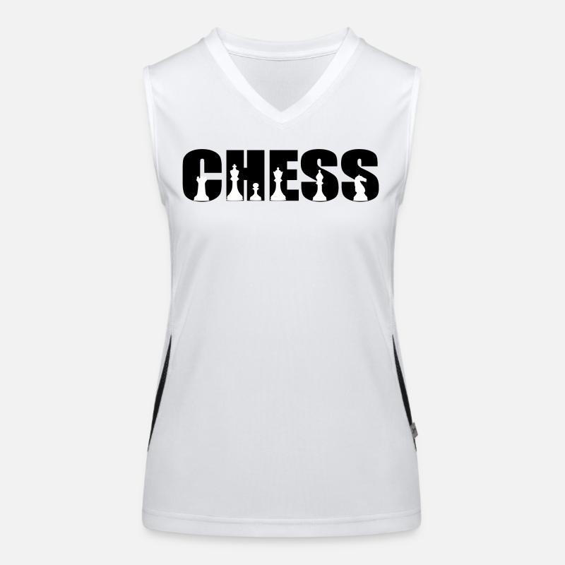 Chess Funktionelles Kontrast-Tank Top für Frauen