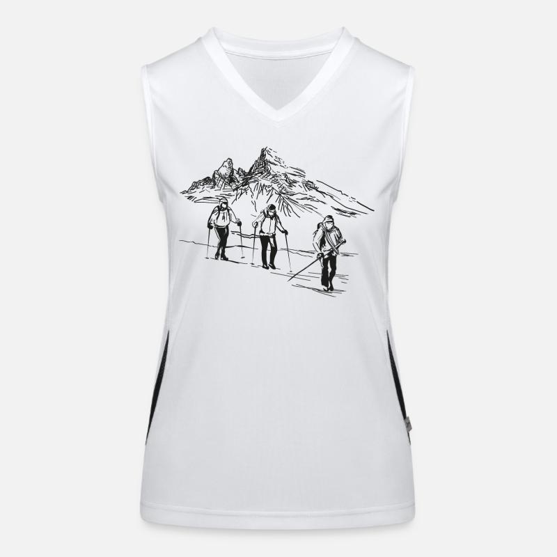 A tribute to the Watzmann: Berchtesgadener Land Women's Functional Contrast Tank Top