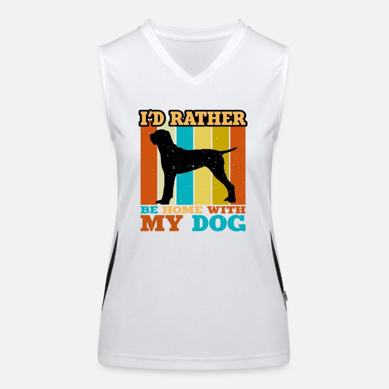 Ariège Pointer Hund Lover Silhouette Vintage Sunset Funktionelles Kontrast-Tank Top für Frauen