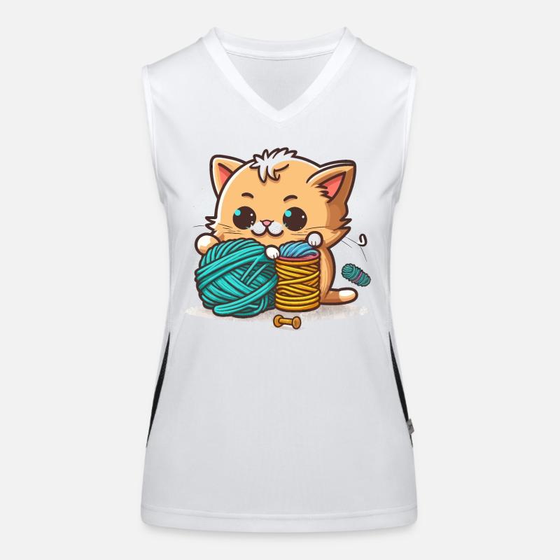 Fuzzy-Spaß Funktionelles Kontrast-Tank Top für Frauen