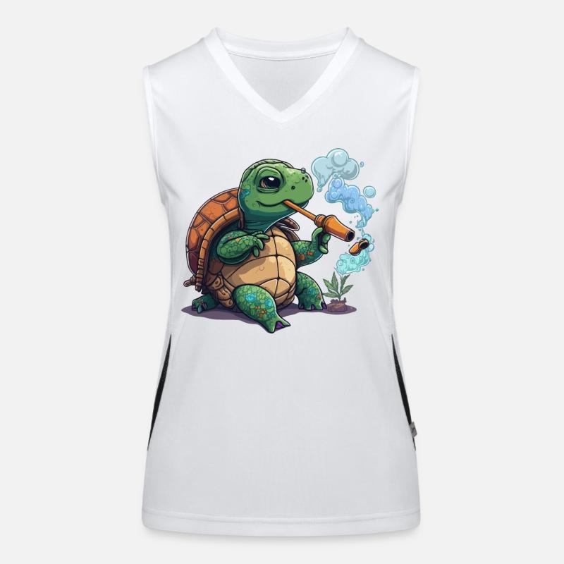 Toking Turtle Women's Functional Contrast Tank Top