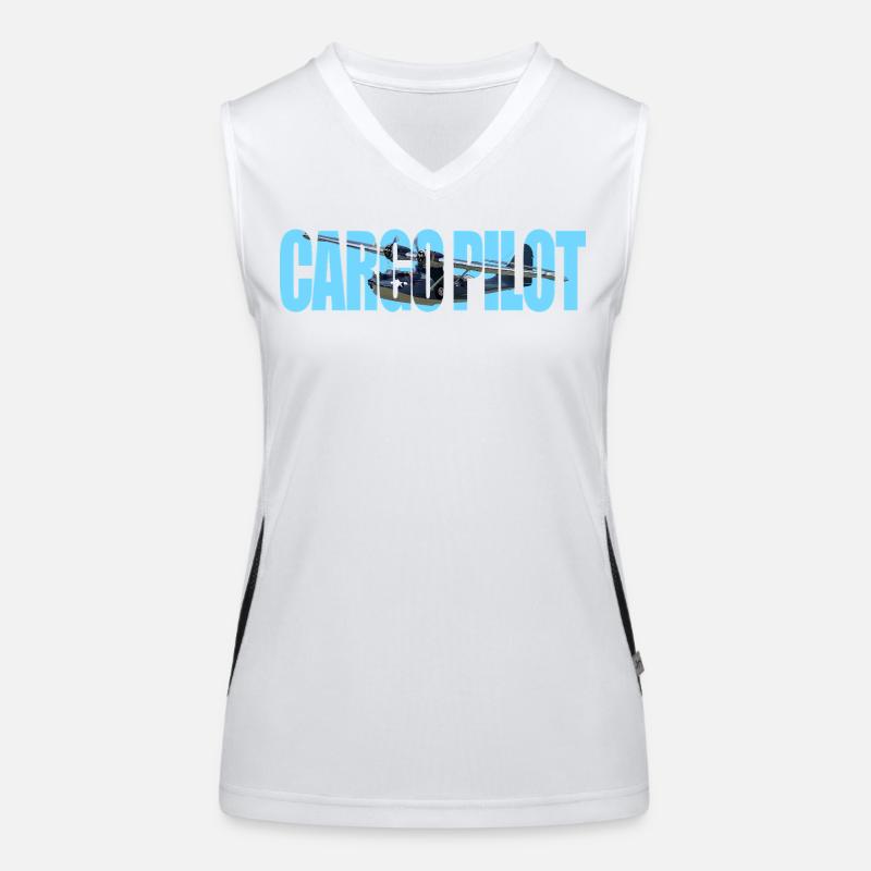 Cargo pilot PBY Catalina Funktionelles Kontrast-Tank Top für Frauen