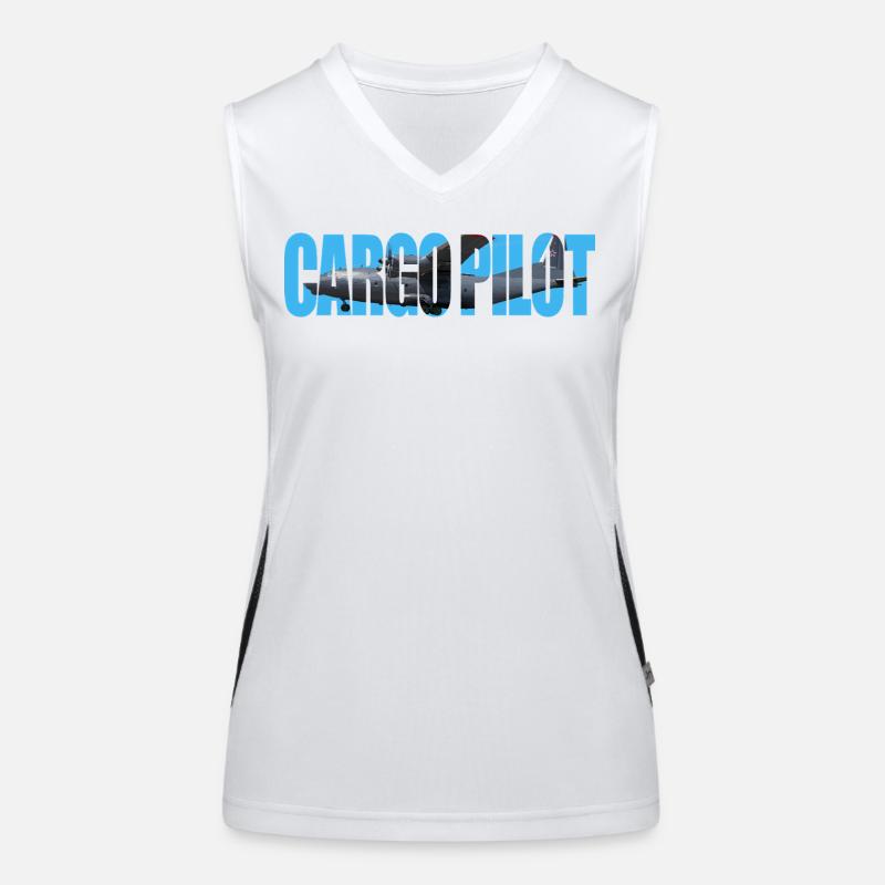 Cargo pilot An-12 Funktionelles Kontrast-Tank Top für Frauen