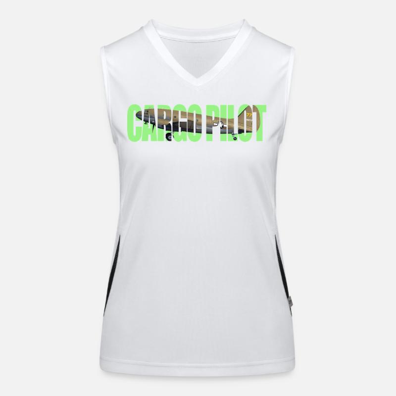 Cargo pilot C-46 Funktionelles Kontrast-Tank Top für Frauen