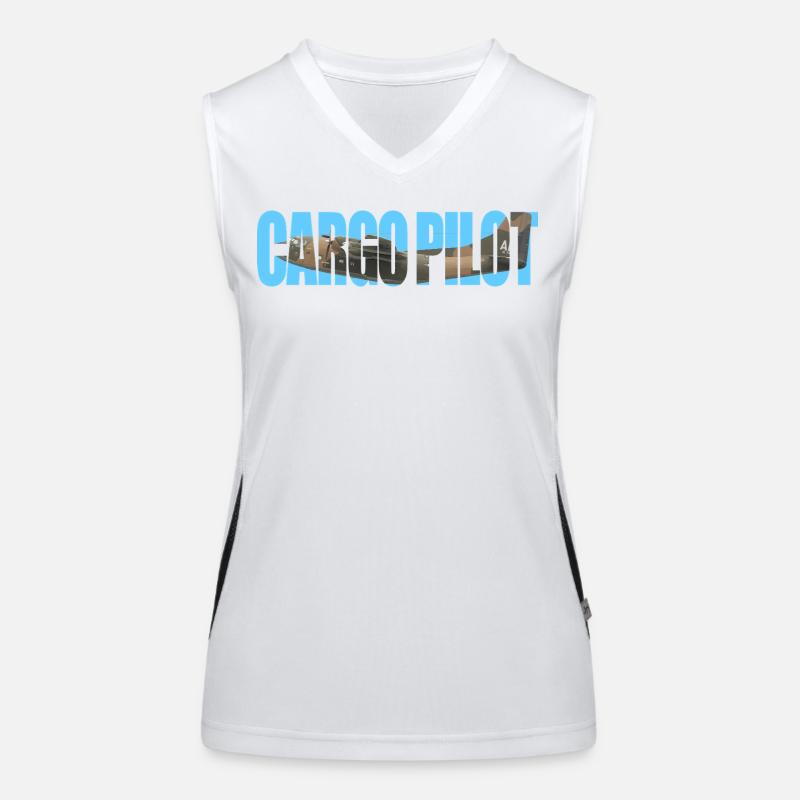 Cargo pilot C-123 Funktionelles Kontrast-Tank Top für Frauen