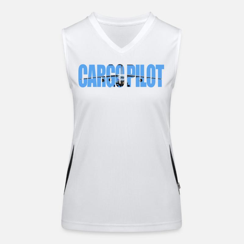 Cargo pilot IL-76 Funktionelles Kontrast-Tank Top für Frauen