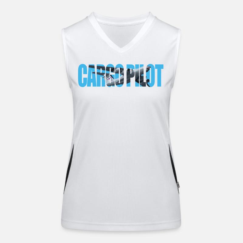 Cargo pilot IL-76 Funktionelles Kontrast-Tank Top für Frauen