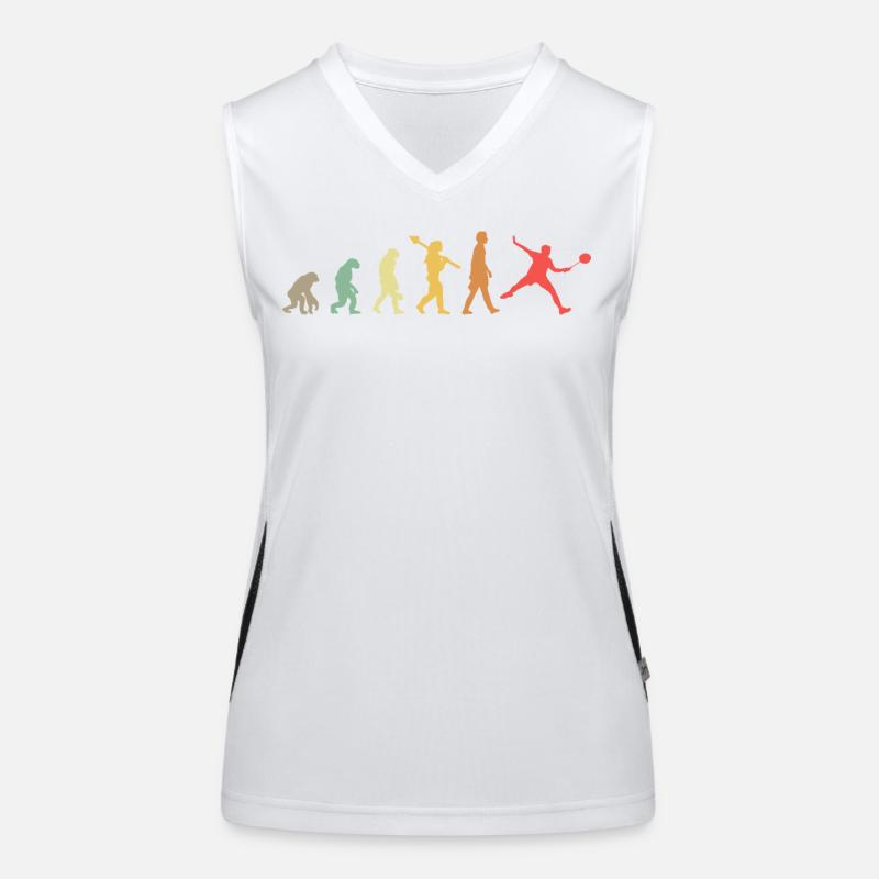 Badminton Evolution Funktionelles Kontrast-Tank Top für Frauen