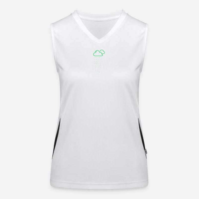Cloud rain code Women's Functional Contrast Tank Top