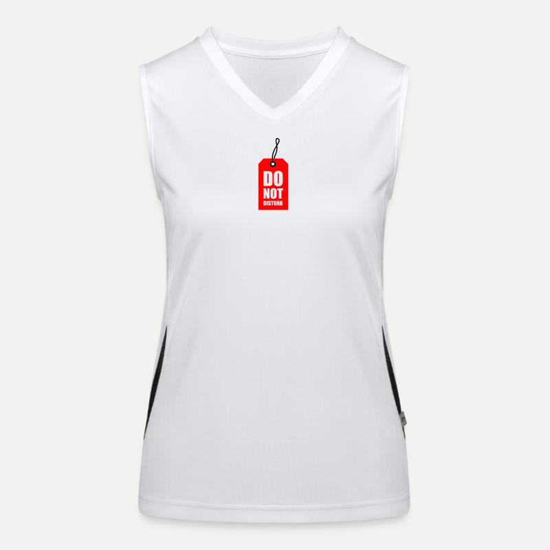 Do not disturb Funktionelles Kontrast-Tank Top für Frauen