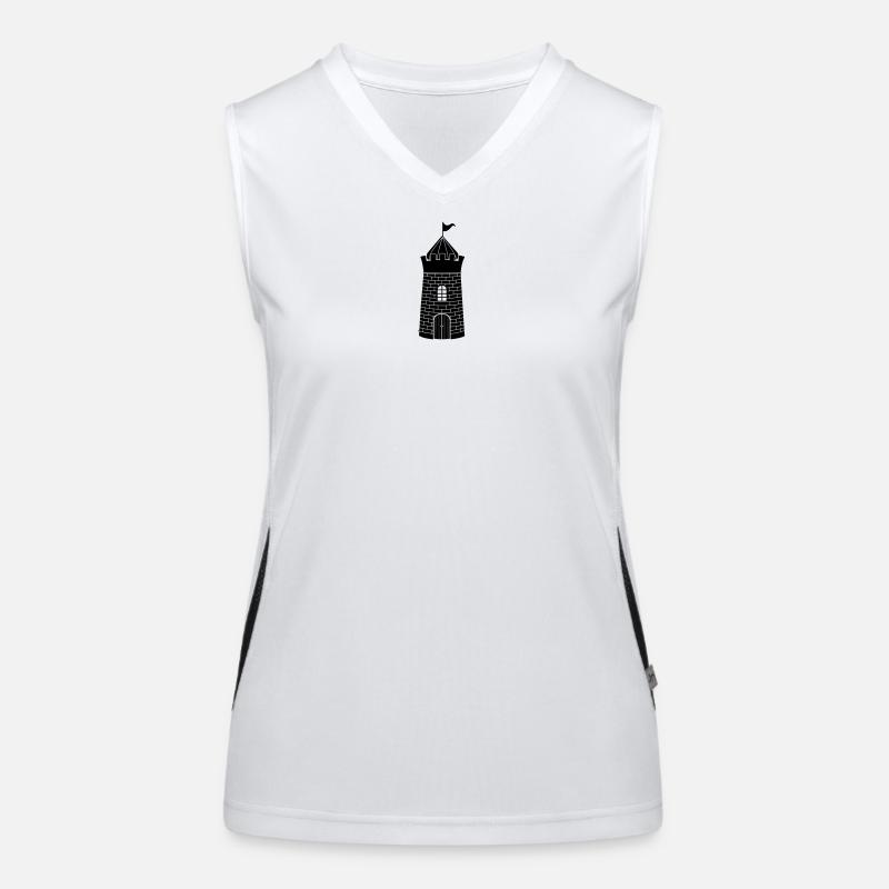 Castle tower Women's Functional Contrast Tank Top