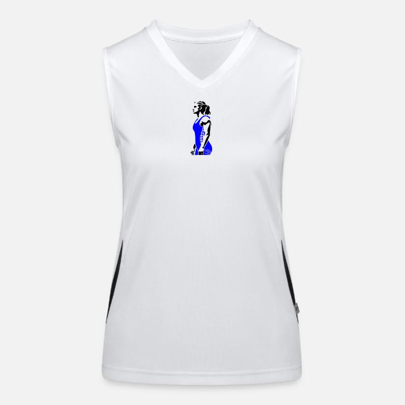 Lutter Débardeur respirant contrasté Femme