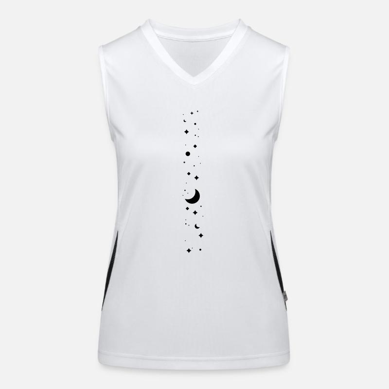 Sternenhimmel small Funktionelles Kontrast-Tank Top für Frauen